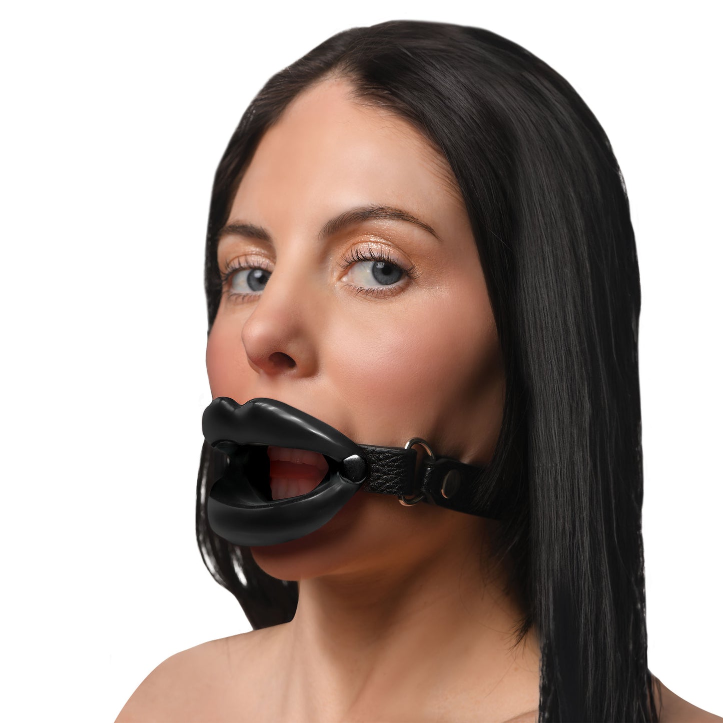 Juicy Lips Silicone Open Mouth Gag