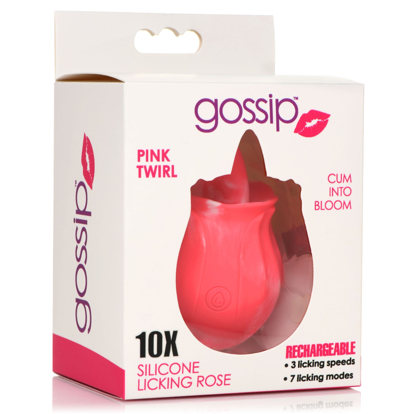 10x Twirl Silicone Licking Rose