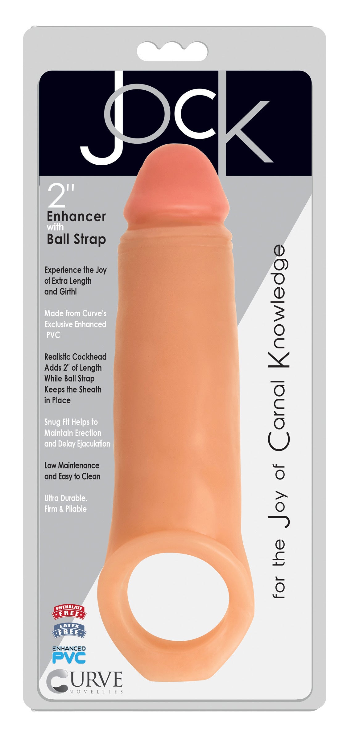 2 Inch Penis Enhancer With Ball Strap