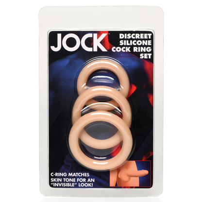 Discreet Silicone Cock Ring Set - Light