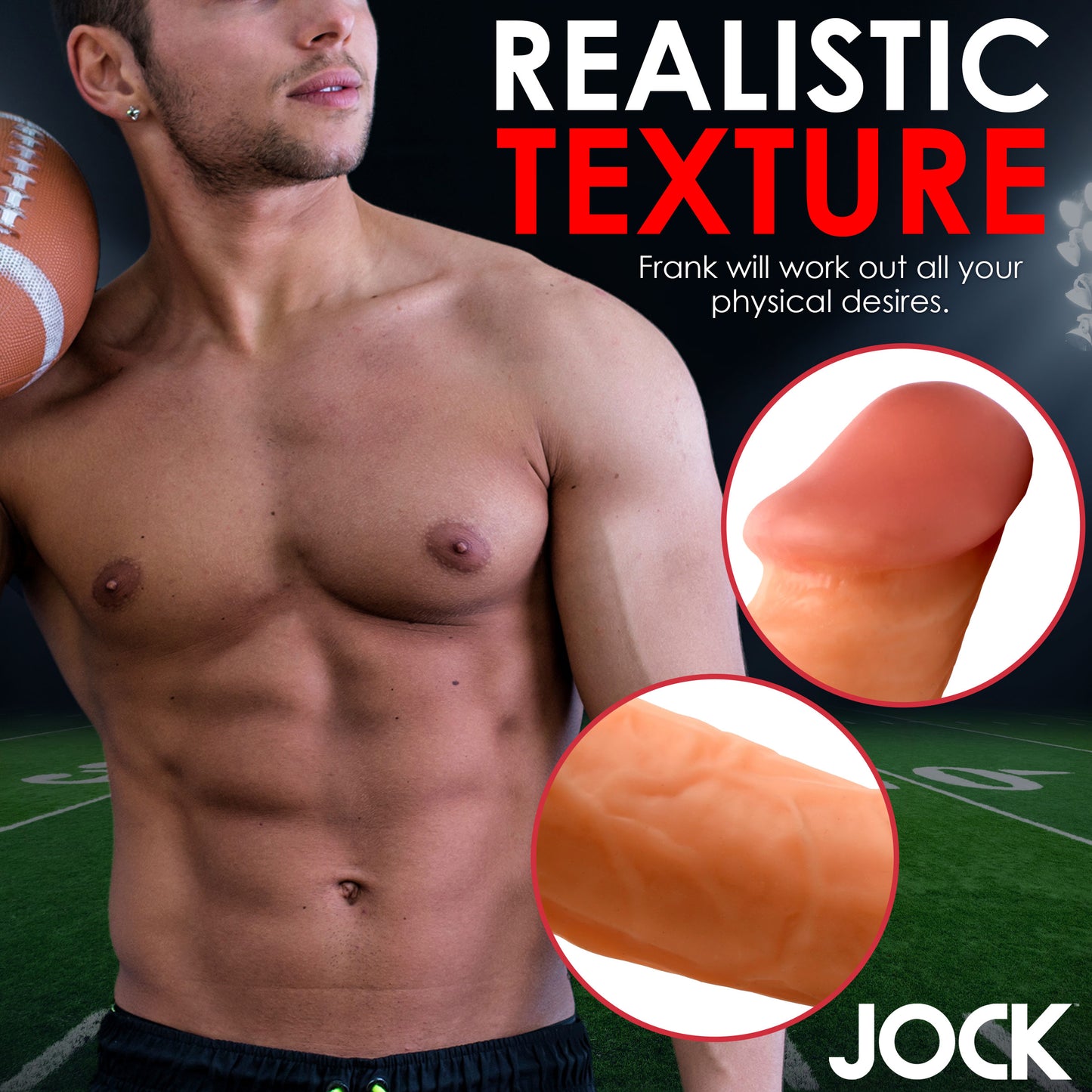 Football Frank 6.75 Inch Dildo