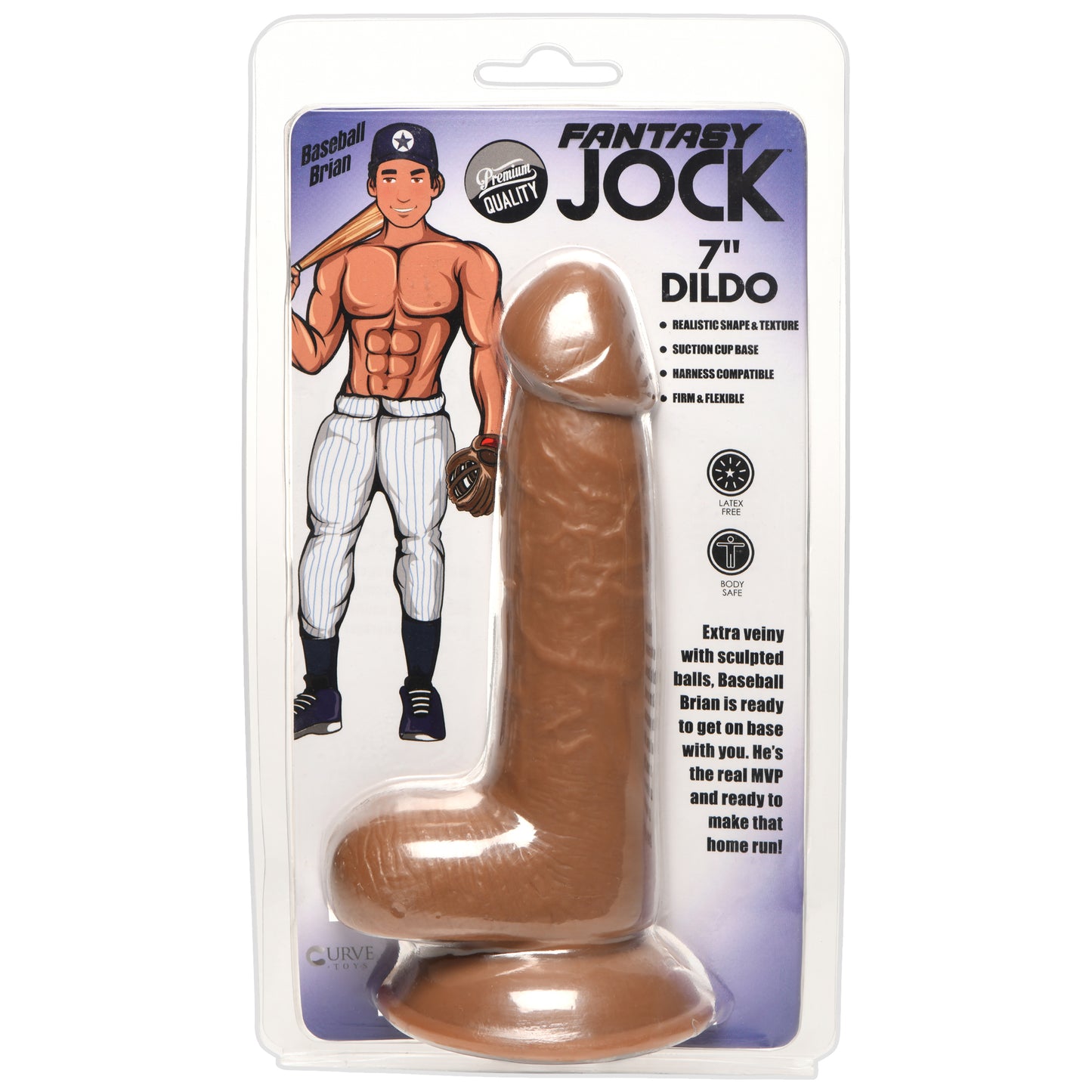 Baseball Brian 7 Inch Dildo