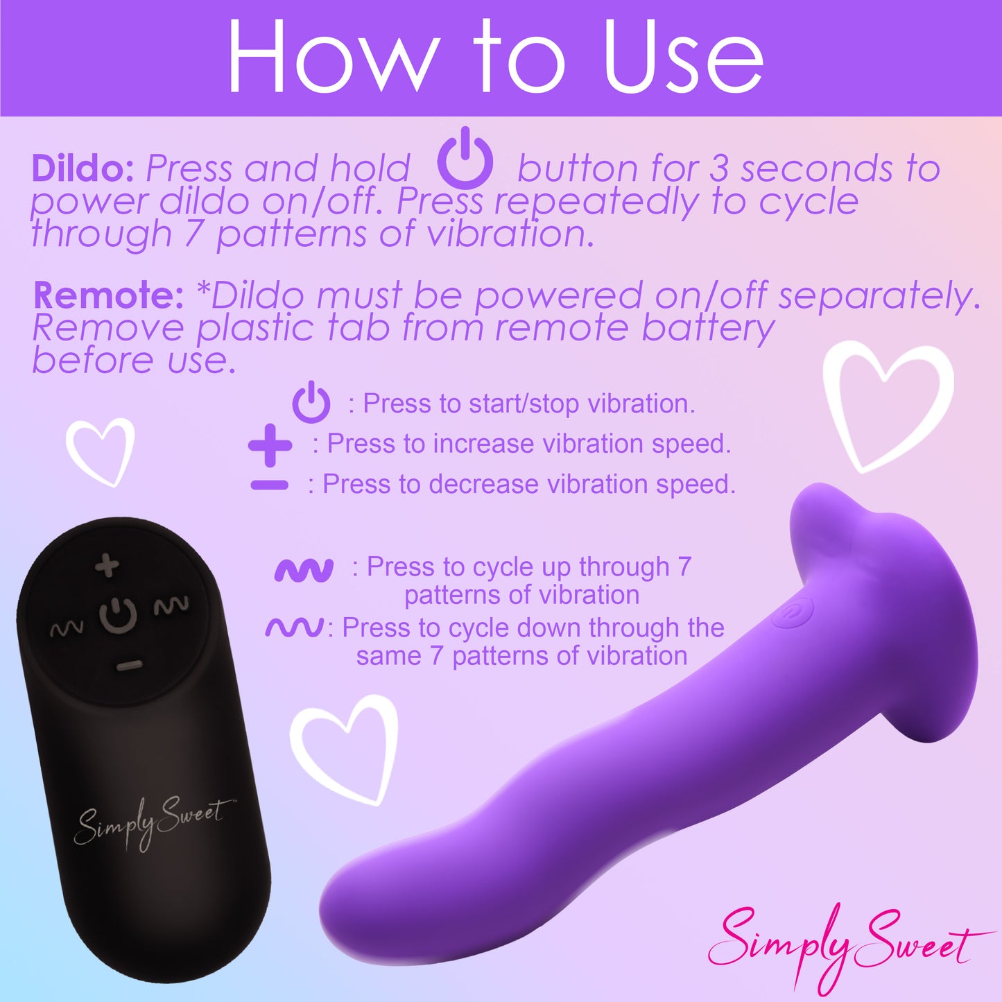 21x Vibrating Wavy Silicone Dildo