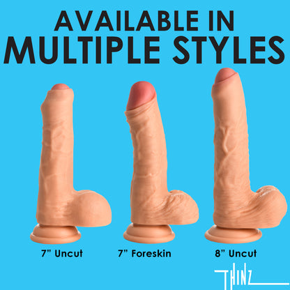 7 Inch Dildo With Foreskin