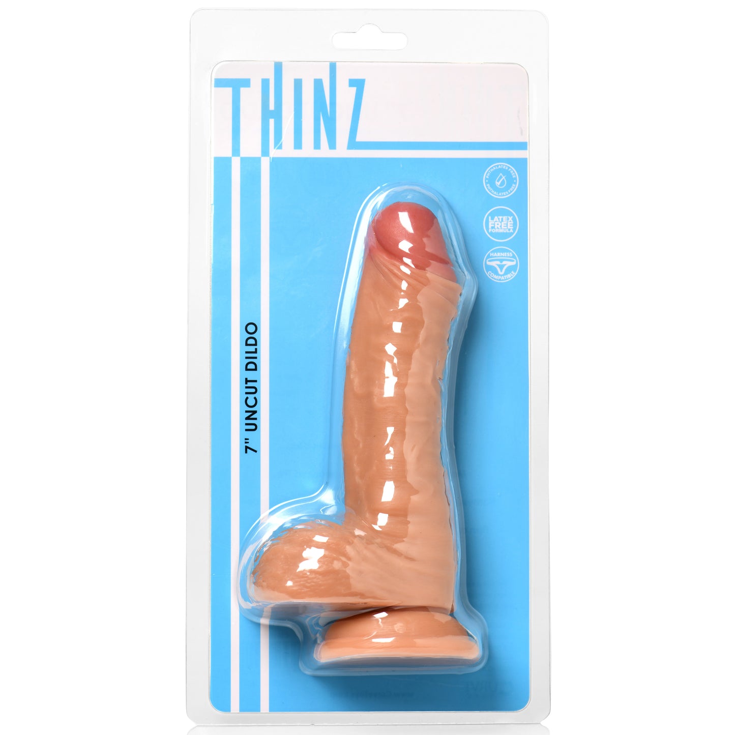 7 Inch Dildo With Foreskin