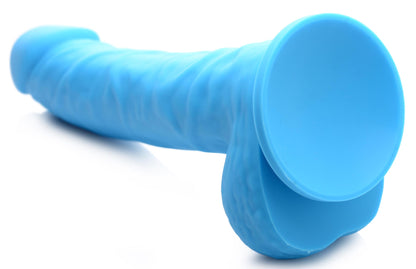 7 Inch Silicone Dildo With Balls