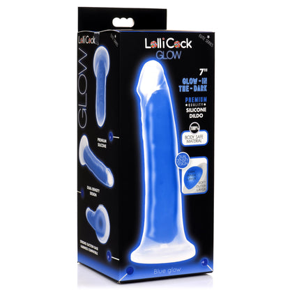 7 Inch Glow-in-the-dark Silicone Dildo