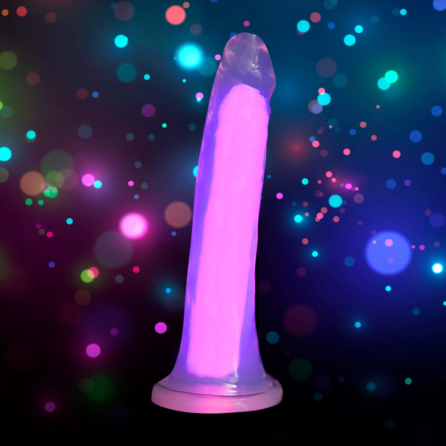 7 Inch Glow-in-the-dark Silicone Dildo