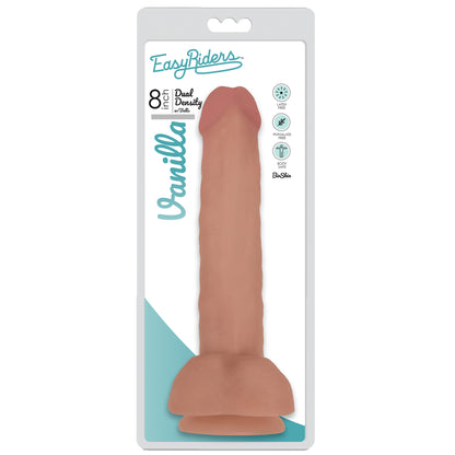 Easy Riders 8 Inch Dual Density Dildo With Balls