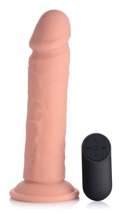 Big Shot Vibrating Remote Control Silicone Dildo