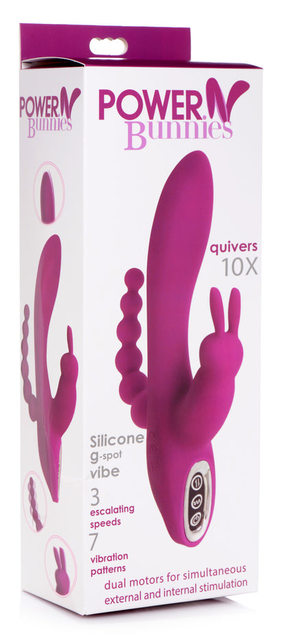 Quivers 10x Silicone G-spot Rabbit Vibrator