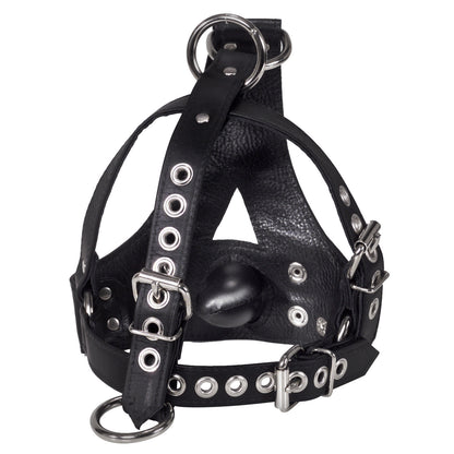 Strict Leather Bishop Head Harness With Removable Gag