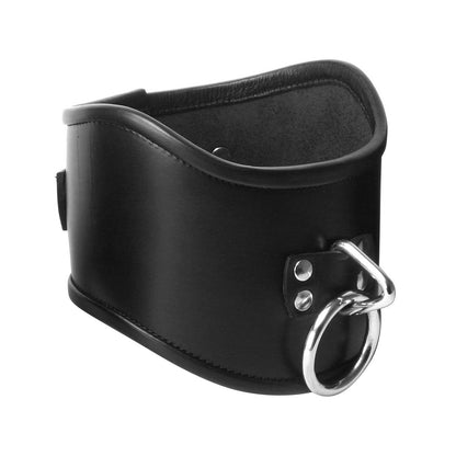 Strict Leather Locking Posture Collar