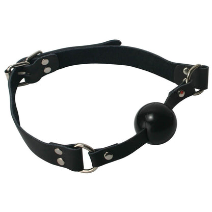 Black Silicone Ball Gag