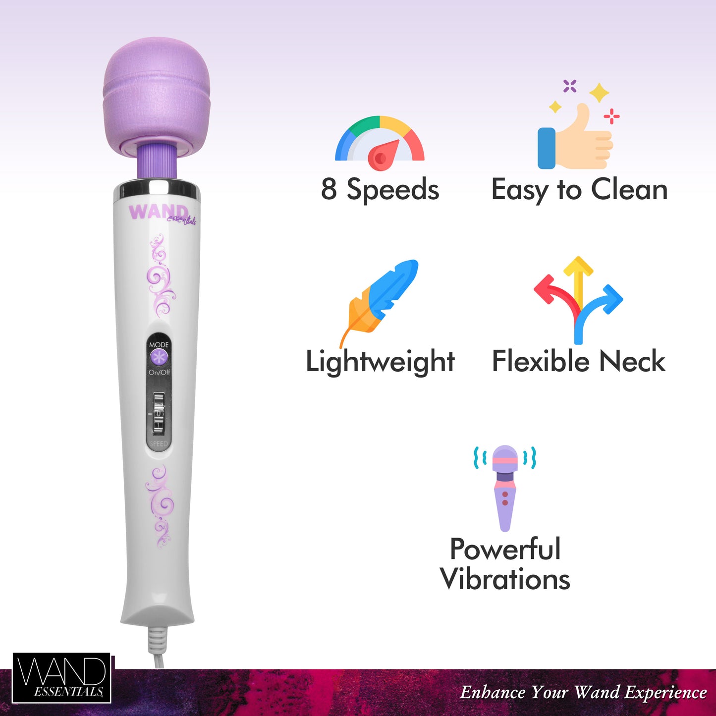 Wand Essentials 8 Speed 8 Mode Massager